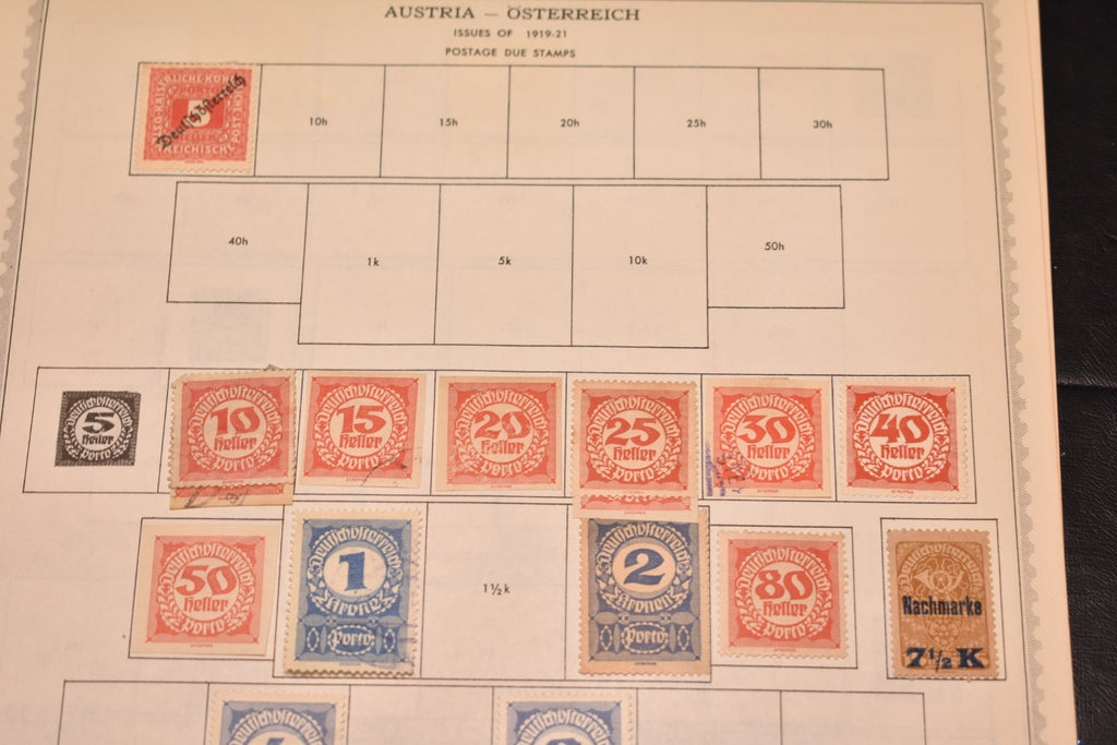 AUSTRIA - STRONG MINT AND USED COLLECTION ON ALBUM PAGES - BIN GAB