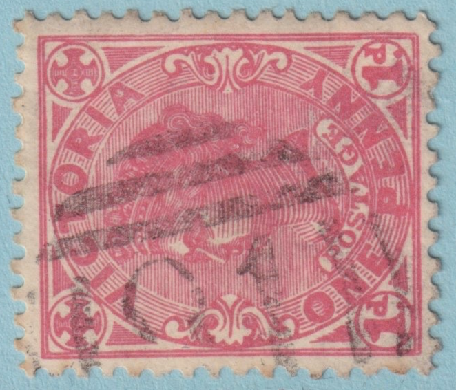AUSTRALIA VICTORIA TARRAVILLE 81 POSTMARK CANCEL RATED (SS) BY FREEMAN!   RUA